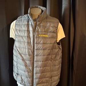 Men's Quilted Gray Vest
